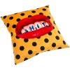 Kussentje TOILETPAPER SHIT 50 x 50 cm, oranje, Seletti