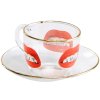 Espressokopje met schoteltje TOILETPAPER SHIT 50 ml, Seletti