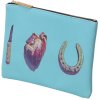 Tasje TOILETPAPER I LOVE YOU 21 x 15,5 cm, blauw, Seletti