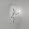 Wandlamp MONKEY HANGING LEFT HAND 76,5 cm, wit, Seletti