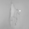 Wandlamp MONKEY HANGING LEFT HAND 76,5 cm, wit, Seletti