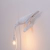 Wandlamp BIRD LOOKING LEFT 33 cm, wit, Seletti