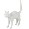 Tafellamp JOBBY THE CAT 52 cm, LED, wit, Seletti