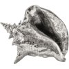 Decoratieve schelp WUNDERKAMMER SHELL 23 cm, zilver, aluminium, Seletti
