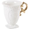 Theemok I-WARES 11,5 cm, goudkleurig, Seletti