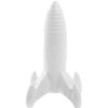 Decoratief ruimteschip MEMORABILIA MY SPACESHIP 27 cm, wit, porselein, Seletti