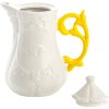 Theepot I-WARES 23 cm, geel, Seletti