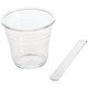 Espressoglas met roerstaafje ESTETICO QUOTIDIANO, set van 6 stuks, Seletti