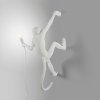 Wandlamp MONKEY HANGING RIGHT HAND 65 cm, wit, Seletti