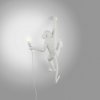 Wandlamp MONKEY HANGING RIGHT HAND 65 cm, wit, Seletti