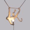 Hanglamp MONKEY SWING 59 cm, wit, Seletti