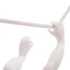 Hanglamp MONKEY SWING 59 cm, wit, Seletti