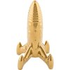 Decoratief ruimteschip MEMORABILIA MY SPACESHIP 27 cm, goudkleurig, porselein, Seletti