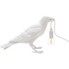 Tafellamp BIRD WAITING 33 cm, wit, Seletti