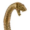 Decoratieve slang WUNDERKAMMER SNAKE 26 cm, zilver, aluminium, Seletti