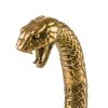 Decoratieve slang WUNDERKAMMER SNAKE 26 cm, zilver, aluminium, Seletti
