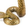 Decoratieve slang WUNDERKAMMER SNAKE 26 cm, zilver, aluminium, Seletti