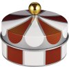Koekblik CIRCUS, set van 3 stuks, veelkleurig, Alessi