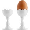 Eierdop met lepel DRESSED, 16 cm, wit, Alessi