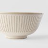 Eetkom RIDGED ALABASTER 550 ml, 16 cm, MIJ