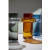 Vaas TUBE 40 cm, amber, glas, Lyngby Glas