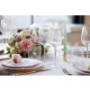 Rode wijnglas PALERMO GOLD, set van 4 stuks, 300 ml, Lyngby Glas