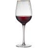Rode wijnglas PALERMO GOLD, set van 4 stuks, 300 ml, Lyngby Glas