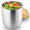 Thermopot TO GO 640 ml, zilver/geel, roestvrij staal, Eva Solo