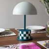 Draagbare tafellamp RIVIERA 28 cm, groen, Printworks