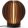 Tafellamp RADIANT 15 cm, LED, donkerbruin, hout, Eva Solo