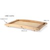 Dienblad op pootjes 61 x 35 cm, rubberboomhout, Continenta