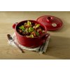 Lage braadpan 4 l, met deksel, bordeauxrood, Emile Henry