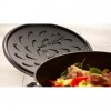 Lage braadpan 24 cm, sluitend deksel, kersen, gietijzer, Staub