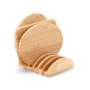 Snijplanken-houder 20,5 x 18 cm, bruin, hout, Continenta