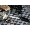Steakmes (set) LUXURY, 6 stuks, zwart, ebbenhouten handvat, Laguiole