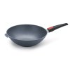 Wok DIAMOND LITE 32 cm, voor inductie, afneembare steel, titanium, WOLL