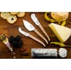 Kaasmes (set) INNOVATION, 3-delig, geschenkverpakking, eikenhouten handvaten, Laguiole