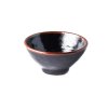 Opdienchaal TENMOKKU 15 cm, 450 ml, zwart, keramiek, MIJ