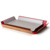 Dienblad 41 x 29 cm, antislip, grijs, Continenta