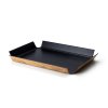 Dienblad 41 x 29 cm, antislip, grijs, Continenta