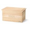 Broodtrommel 34,5 x 23 cm, met deksel/snijplank, Continenta
