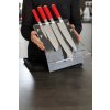 Messenset, RED SPIRIT 4-delig, met magnetisch messenblok, F.Dick