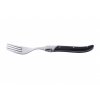 Steakvorkenset LAGUIOLE LUXURY, 6 stuks, zwart, ebbenhouten handvat, Laguiole