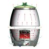 Tafelbarbecue XL, paars, LotusGrill