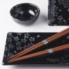 Sushiset BLACK SAKURA, 6-delig, MIJ