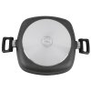 Serveerpan TITANIUM NOWO 28 x 28 cm, voor inductie, met anti-aanbaklaag, titanium, WOLL