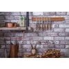 Steakmes (set) PREMIUM, 6 stuks, met houten messenblok, Laguiole