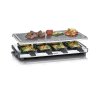 Raclette-set RG 2374, 1500 W, 8 minipannetjes, roestvrij staal, Severin