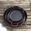 Serveerpan 26 cm, zwart, gietijzer, Staub