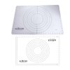 Bakmat 60 x 40 cm, siliconen, met markeringen, de Buyer